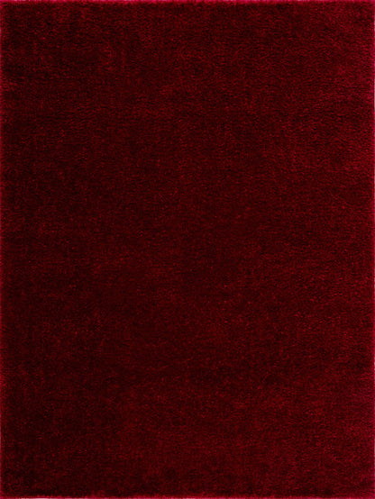 Alfombra de felpa Heavenly Solid Red - Liquidación