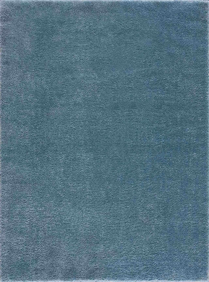 Alfombra de felpa Heavenly Solid Blue - Liquidación