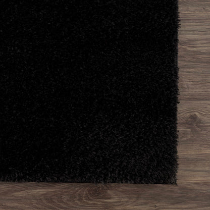 Alfombra de felpa Heavenly Solid Black - Liquidación