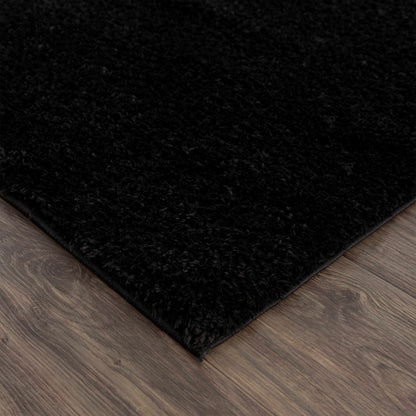 Alfombra de felpa Heavenly Solid Black - Liquidación