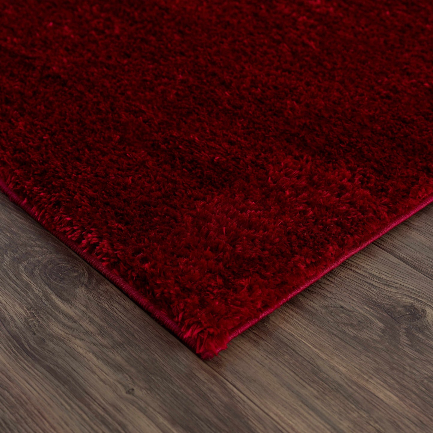 Alfombra de felpa Heavenly Solid Red - Liquidación