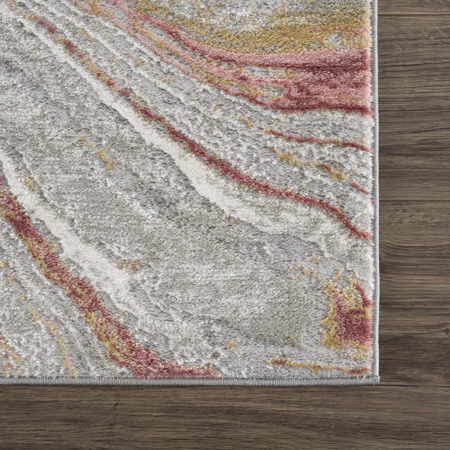 Live Marble Pink Area Rug