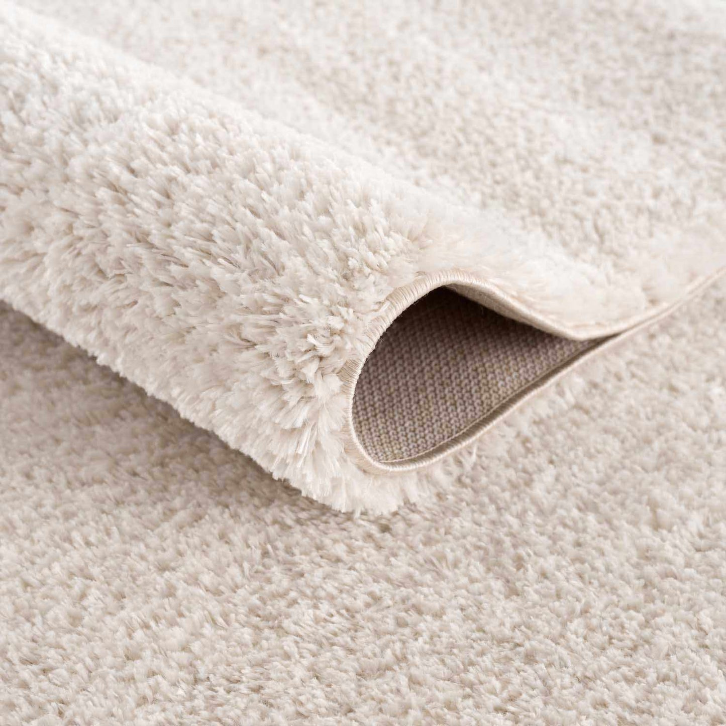 Alfombra de felpa Heavenly Solid Beige