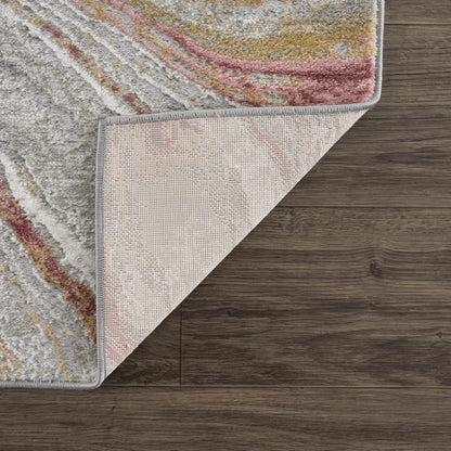 Live Marble Pink Area Rug