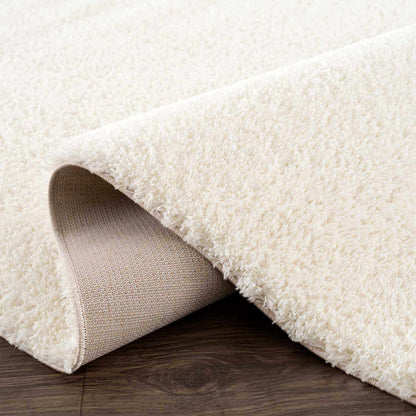 Heavenly Solid Cream Plush Rug