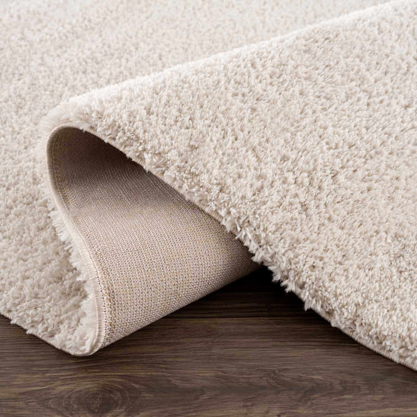 Alfombra de felpa Heavenly Solid Beige