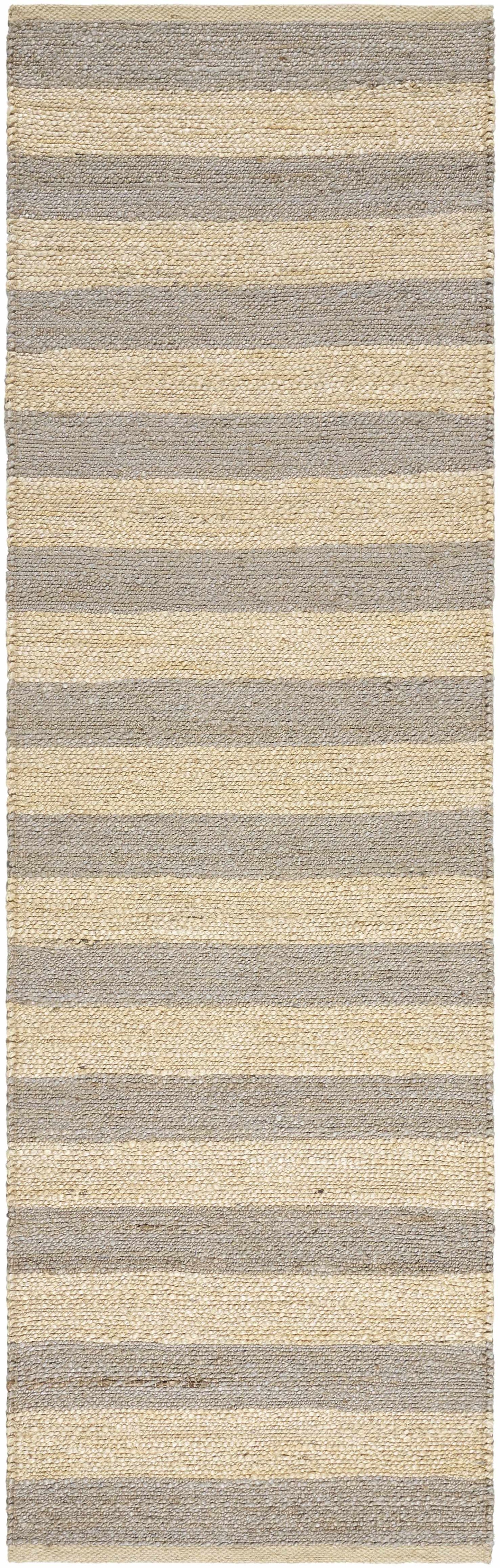 Ilkay Block Stripe Jute Rug