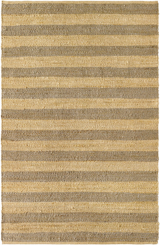 Ilkay Block Stripe Jute Rug