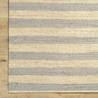 Ilkay Block Stripe Jute Rug