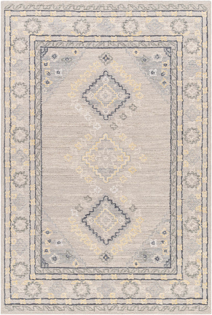 Alena Gray Wool Blend Area Rug