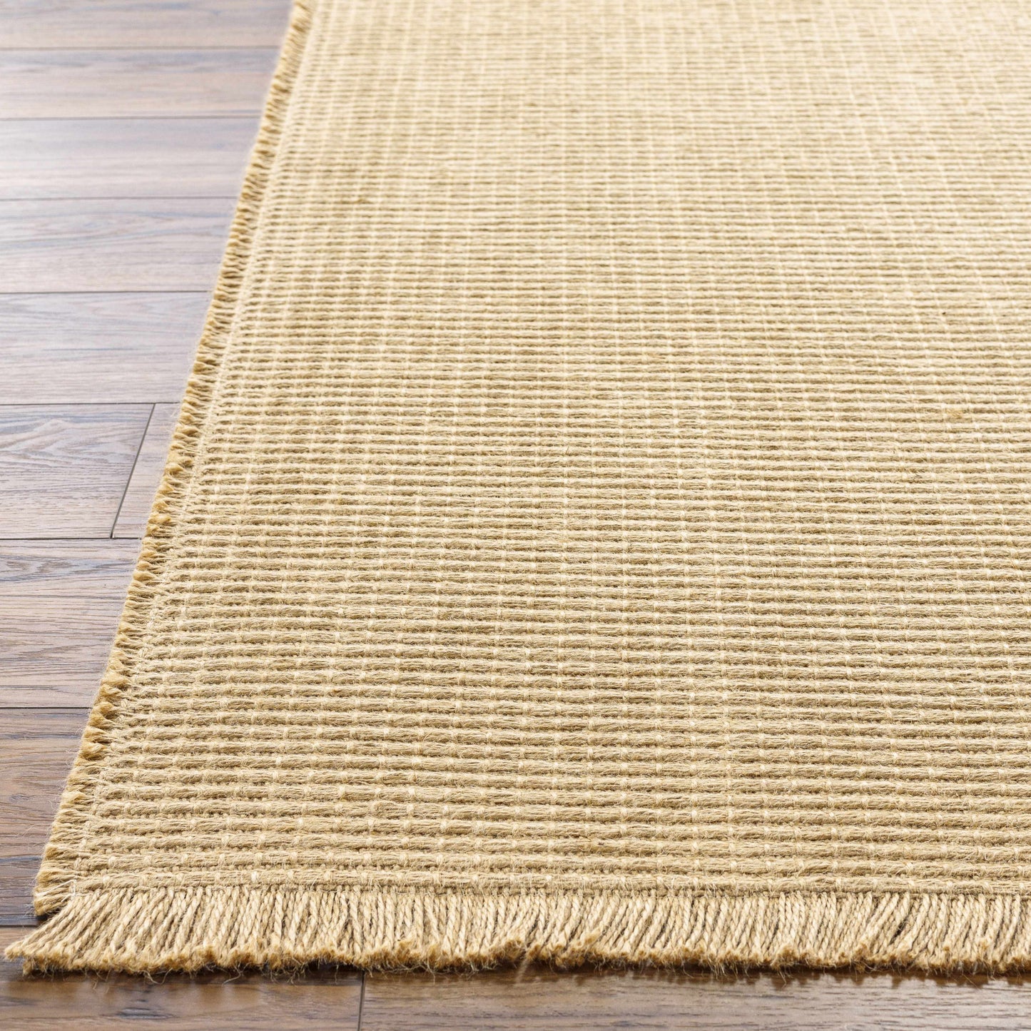 Alfombra de yute Kimi en color beige claro - Surya X Becki Owens