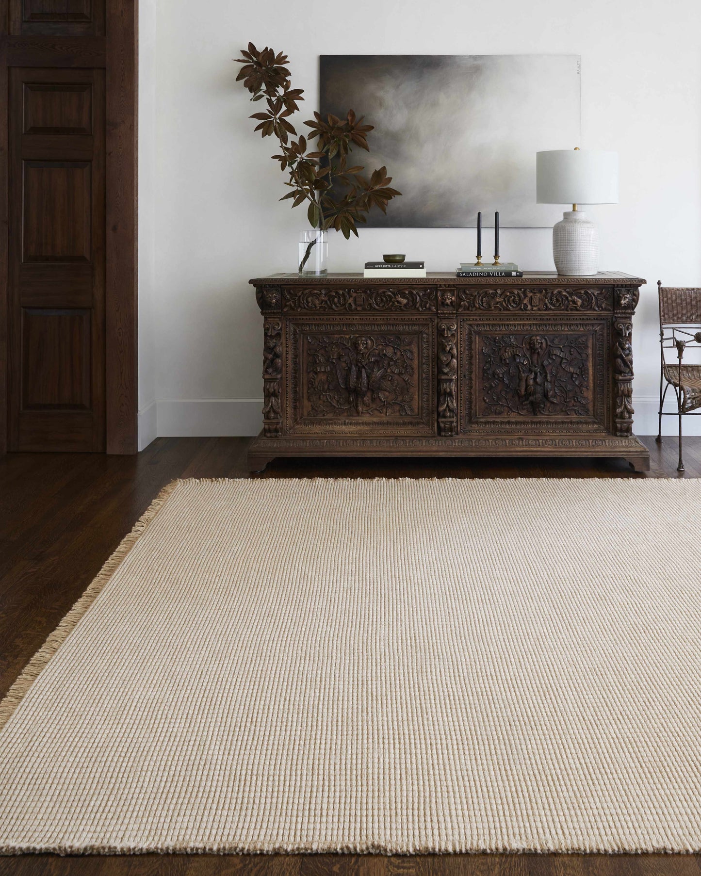 Kimi Jute Cream Area Rug - Surya X Becki Owens