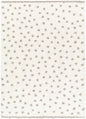 Chaia Dotted Cream & Gray Plush Rug