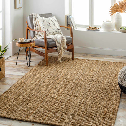 Calla Jute Tan Area Rug - Surya x Becki Owens