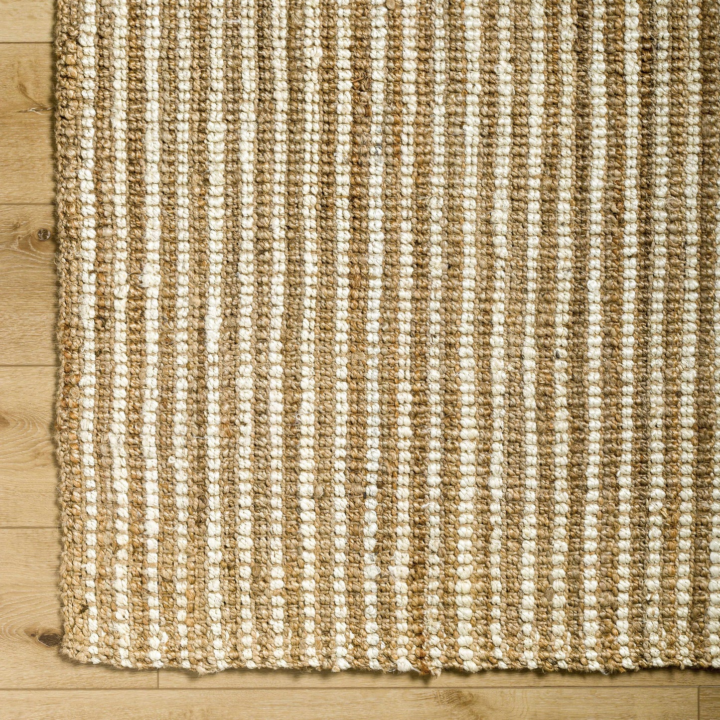 Ambel White Jute Rug