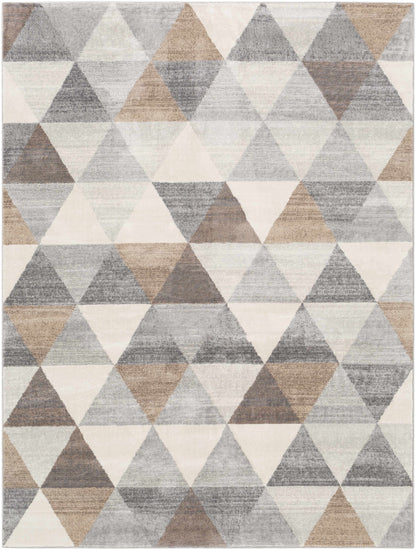 Sells Gray&Brown Triangles Area Carpet