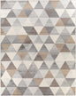 Sells Gray&Brown Triangles Area Carpet