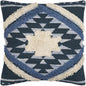 Shepardsville Navy Kilim Geometric Throw Pillow