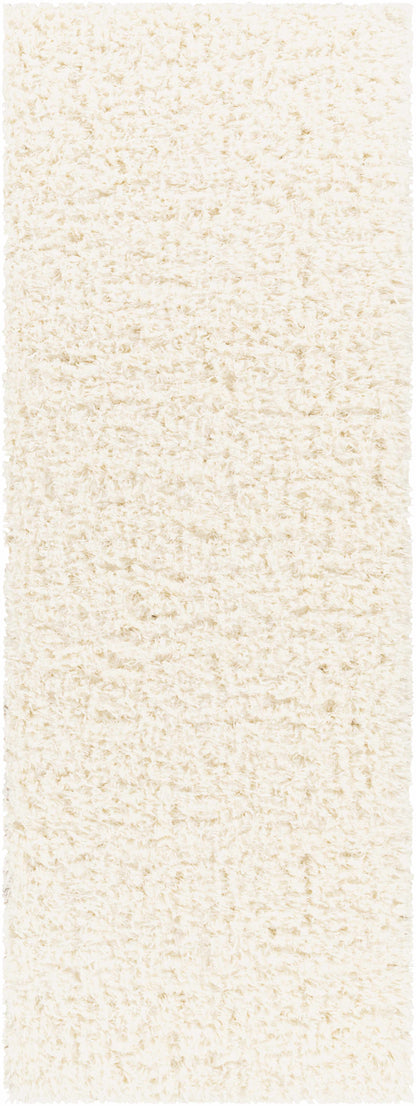 Siari Solid Cream Plush Rug