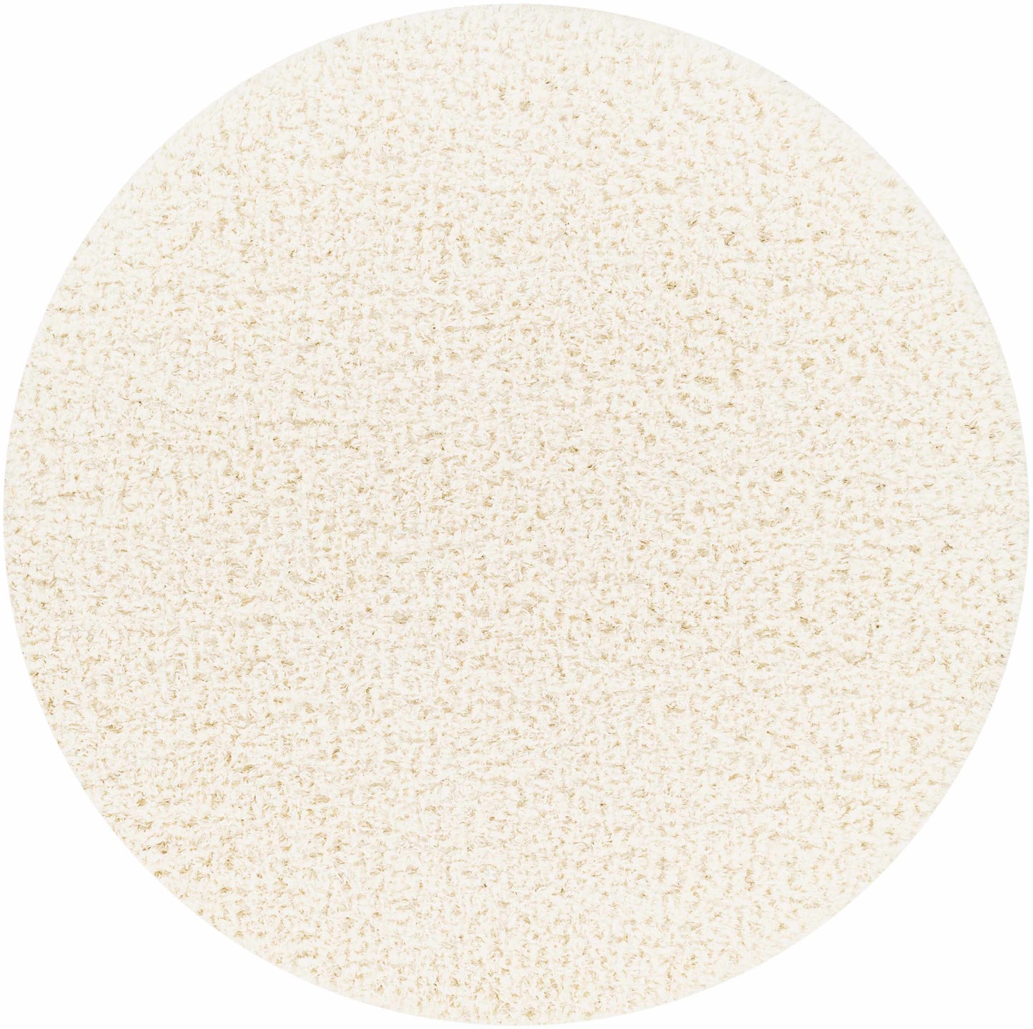 Siari Solid Cream Plush Rug