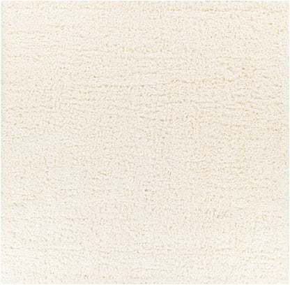 Siari Solid Cream Plush Rug