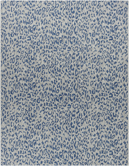 Skipsea Blue Leopard Performance Rug