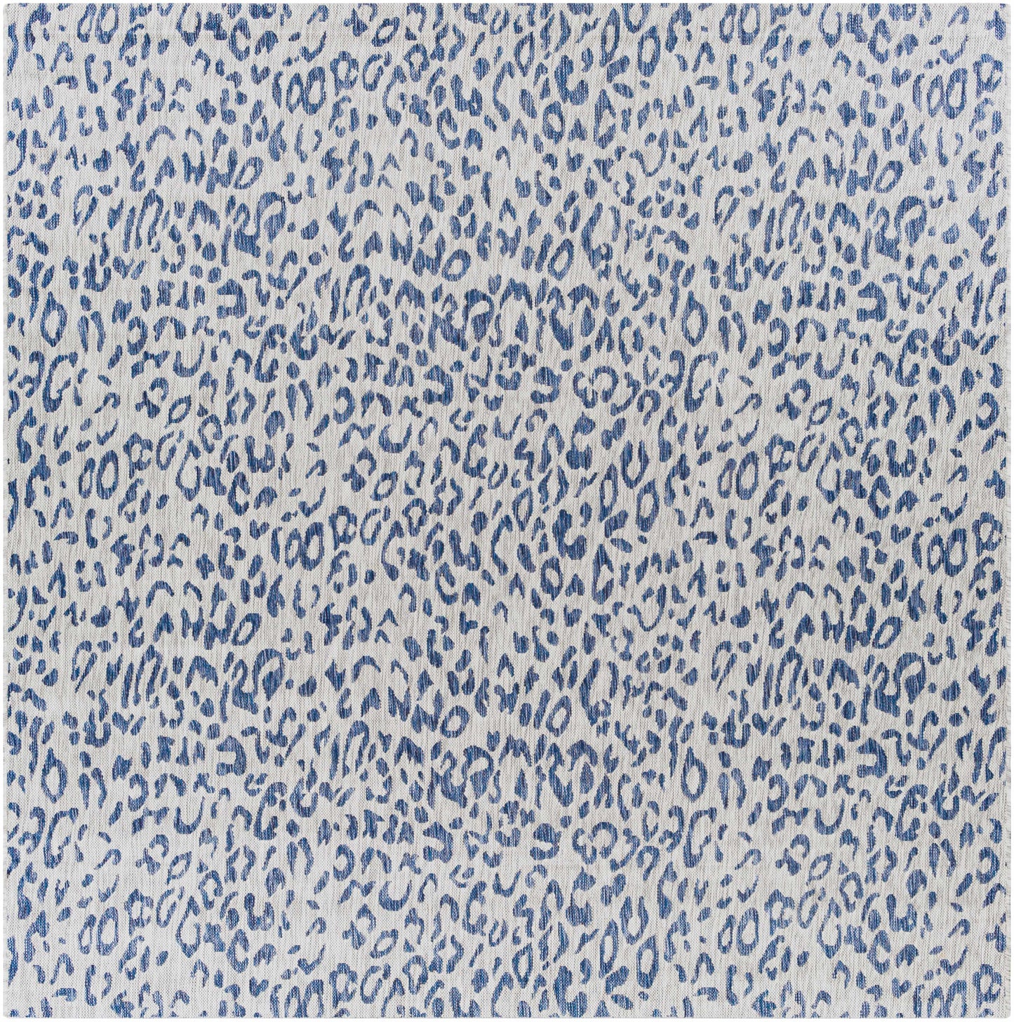 Skipsea Blue Leopard Performance Rug