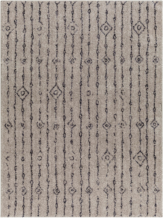 Demi Gray Washable Area Rug