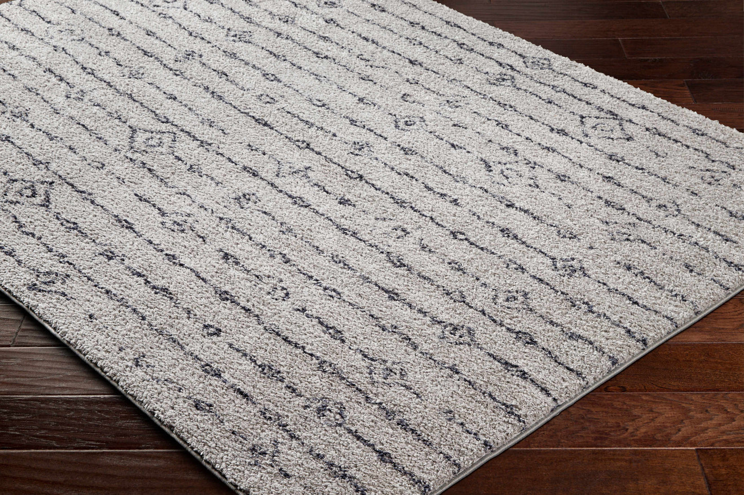 Demi Gray Washable Area Rug