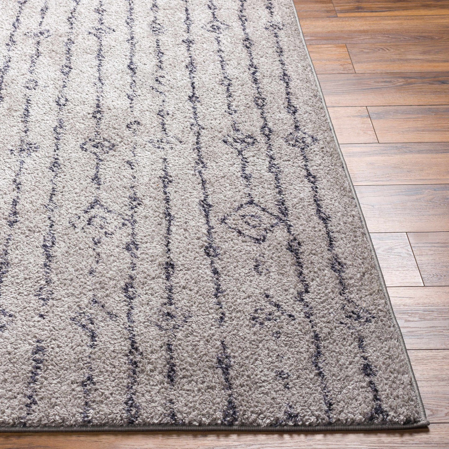 Demi Gray Washable Area Rug