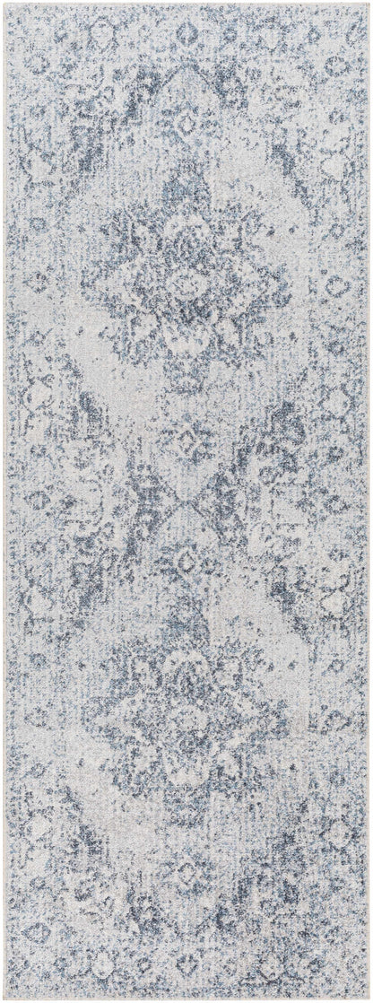 Ankti Aqua Washable Area Rug