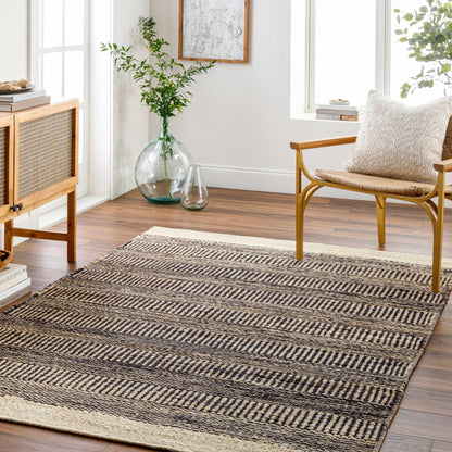 Black Elle Jute Rug