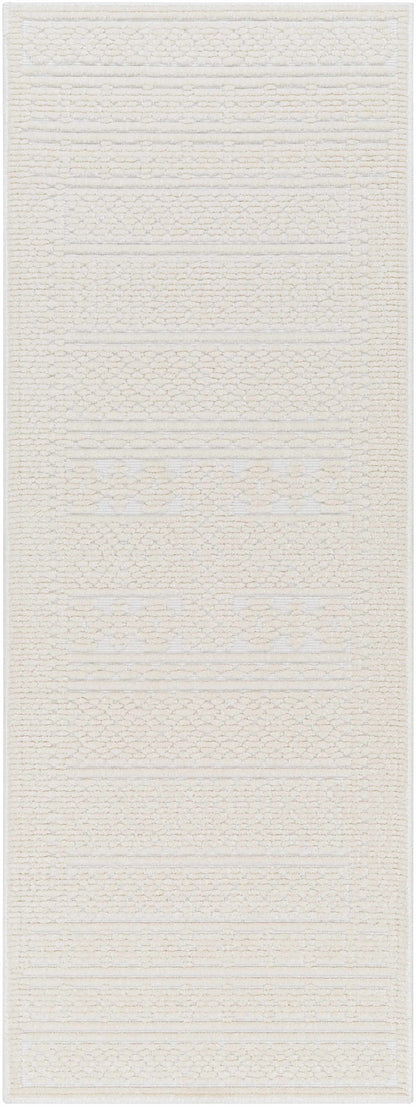 Bahar Cream Washable Area Rug