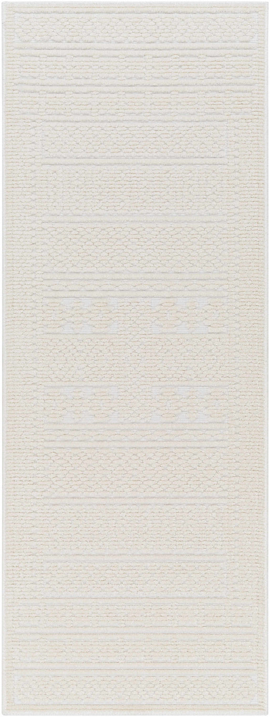 Bahar Cream Washable Area Rug