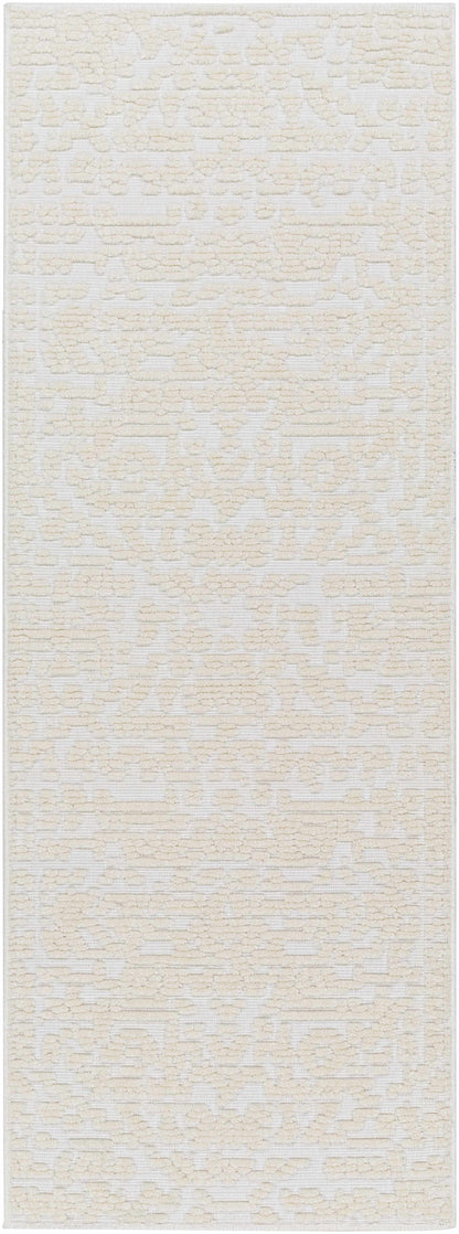 Beren Cream Washable Area Rug