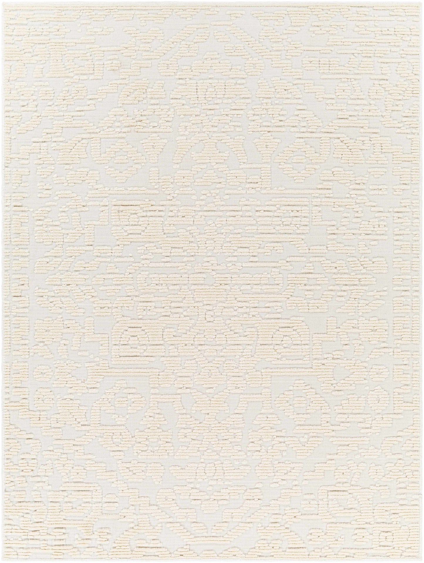 Beren Cream Washable Area Rug