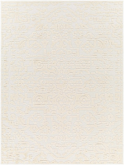 Beren Cream Washable Area Rug