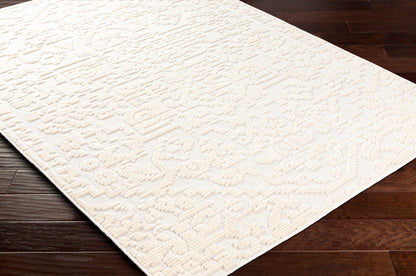 Beren Cream Washable Area Rug