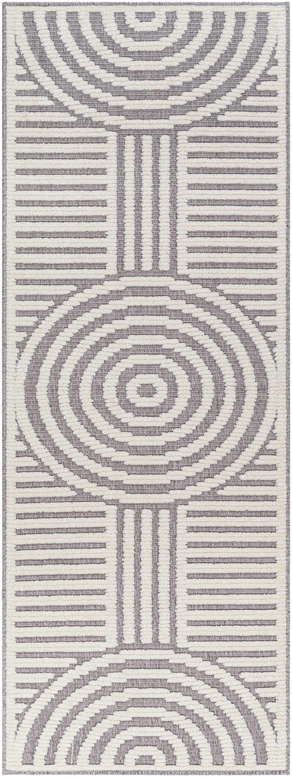 Deron Gray Washable Area Rug