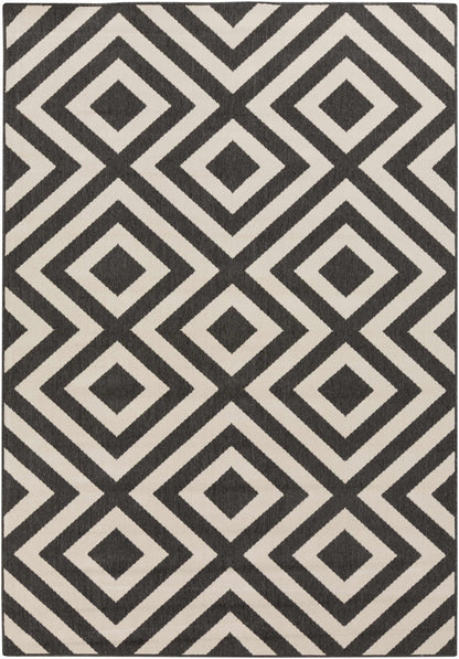 Spilsby Black Trellis Outdoor Rug