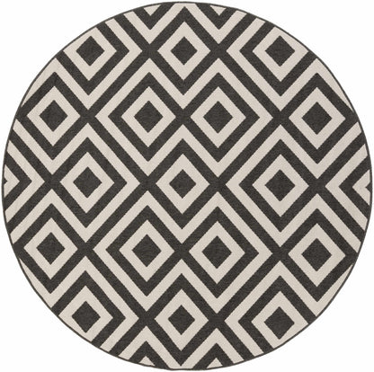 Spilsby Black Trellis Outdoor Rug