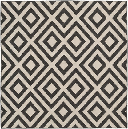 Spilsby Black Trellis Outdoor Rug