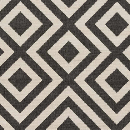 Spilsby Black Trellis Outdoor Rug