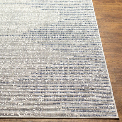 Stephan Gray & Blue Outdoor Rug