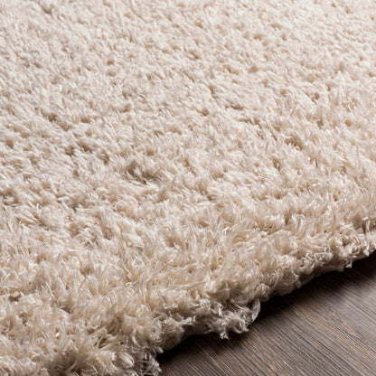 Siari Solid Oatmeal Shag Rug